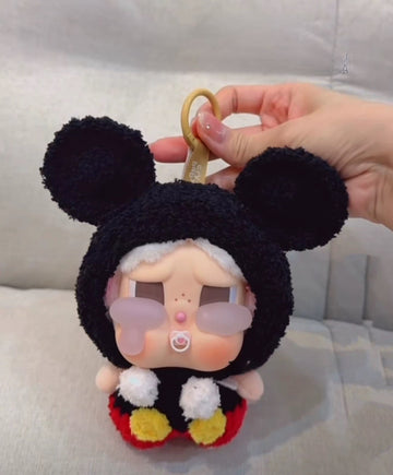 Crybaby Cartoon Mouse Character Outfit - Plush Hood with Ears