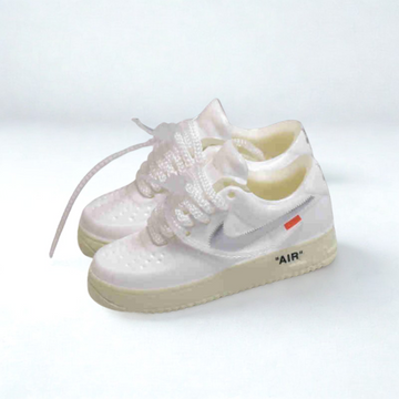 Labubu Air Force 1 Low off white Inspired Miniature Sneakers