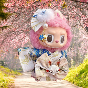 Labubu Doll Clothes Japanese Famale Kimono Outfit