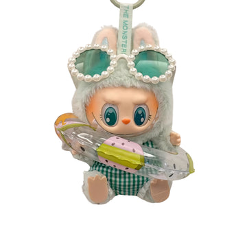 Labubu Doll Clothes Summer Swimsuit Vacation Set Beach Look