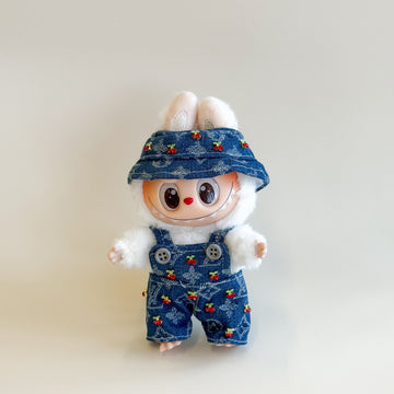 Labubu Cherry Denim Set - L.V. x Takashi M. Inspired Edition