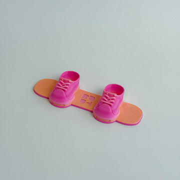 Labubu's Winter Adventure Snowboard - Pink Orange