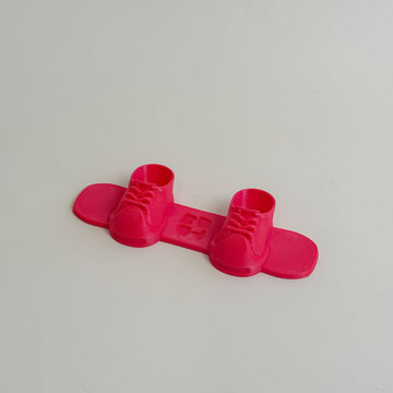 Labubu's Winter Adventure Snowboard - Red