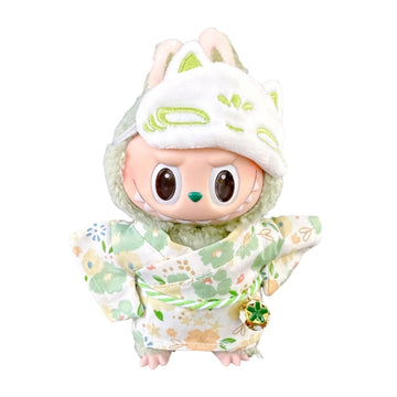 Labubu Doll Clothes Handmade Yukata Outfit Set Japanese Kimono Style