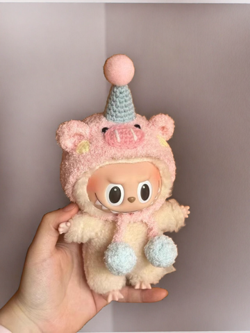 Labubu Adorable Pig Outfit Set - Cozy and Cuddly