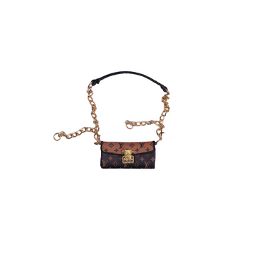 Labubu Miniature Monogram Trunk Clutch - L.V. Inspired