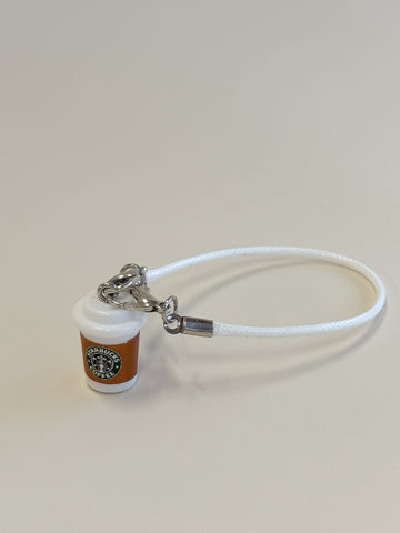 Labubu Star. Coffee Cup Charm - Classic Brown