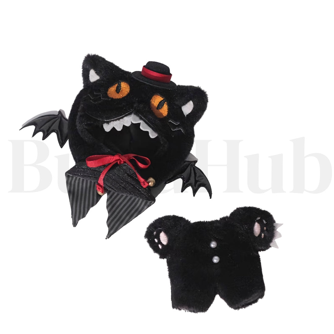 Labubu Halloween Doll Clothes Magic Outfit Set Witch and Black Cat Outfit Set