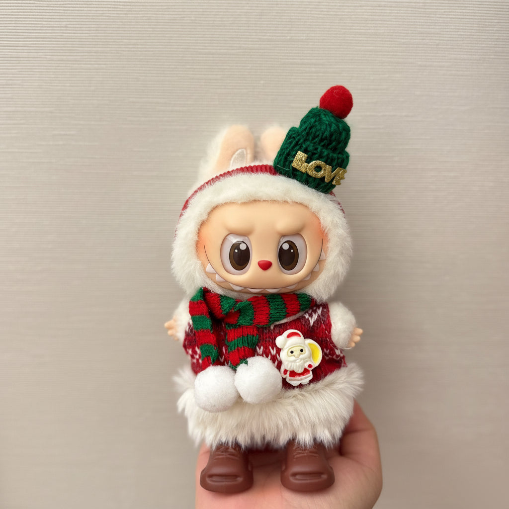 طقم كيمونو رجالي من لابوبو - نقشة طائر الكركي الأحمر