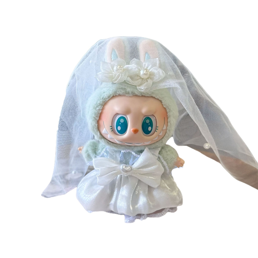 Labubu Doll Clothes Wedding Tuxedo Set