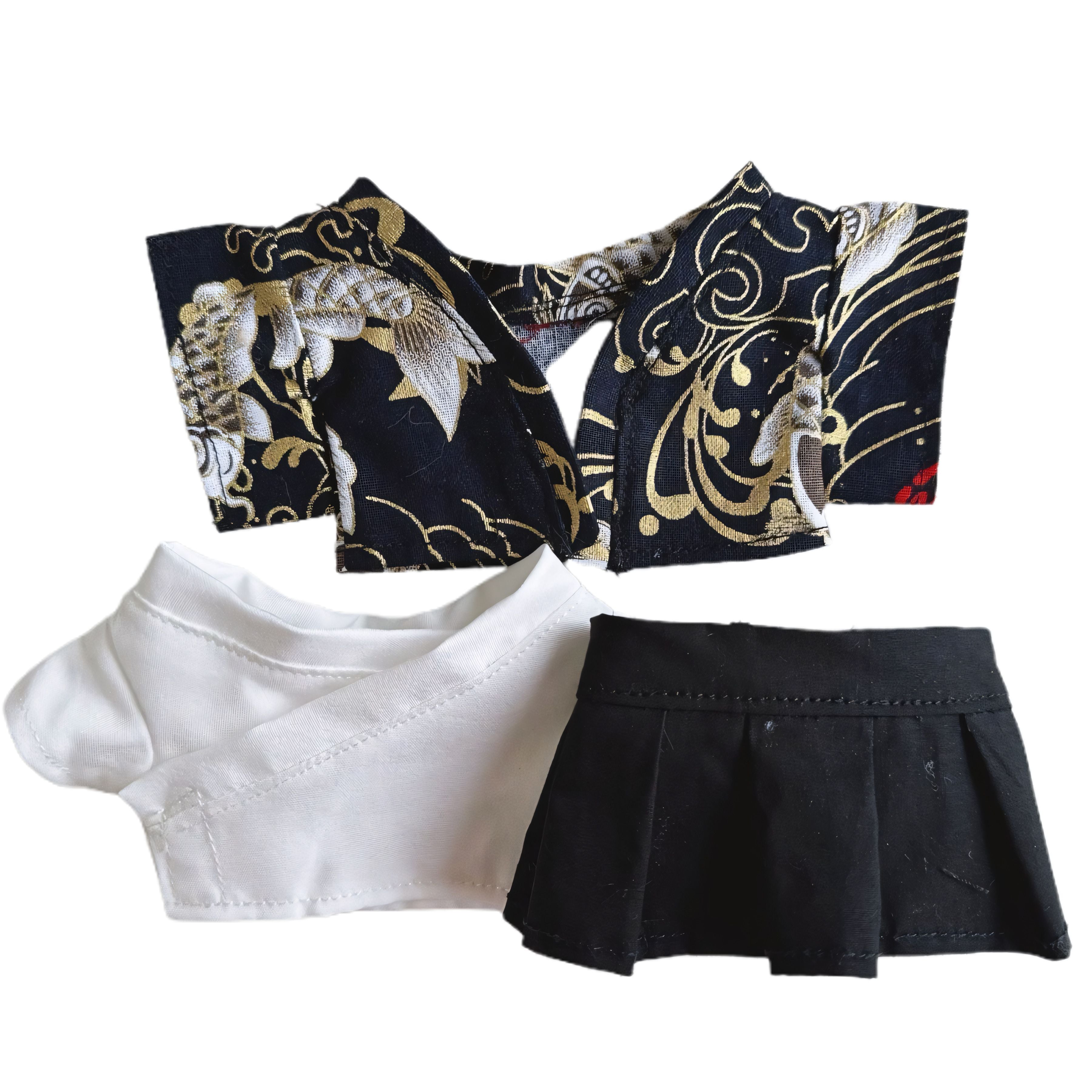 Labubu Doll Clothes Traditional Men’s Kimono Outfit