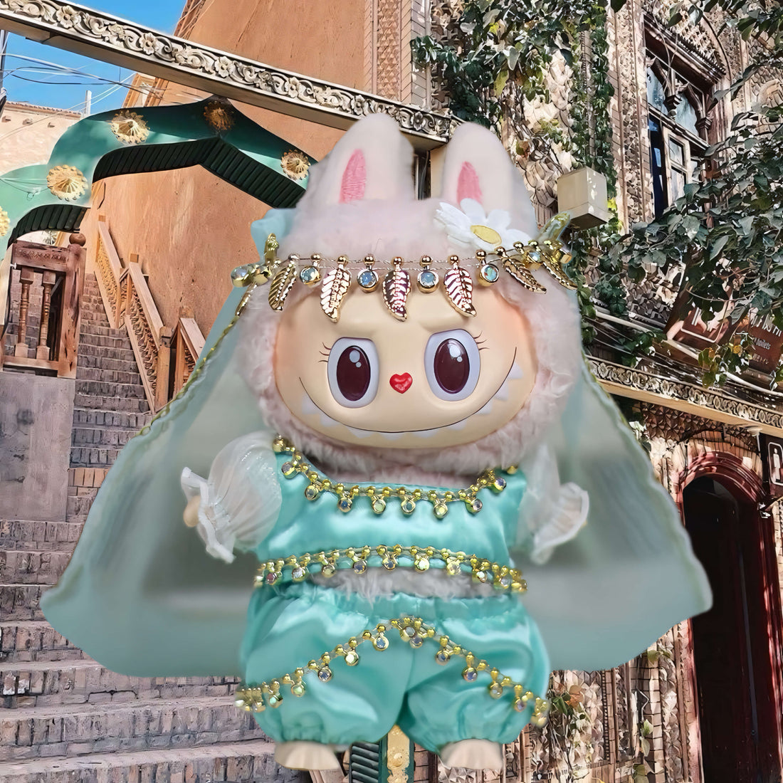 Labubu Doll Clothes Exotic Silk Road Princess Outfit