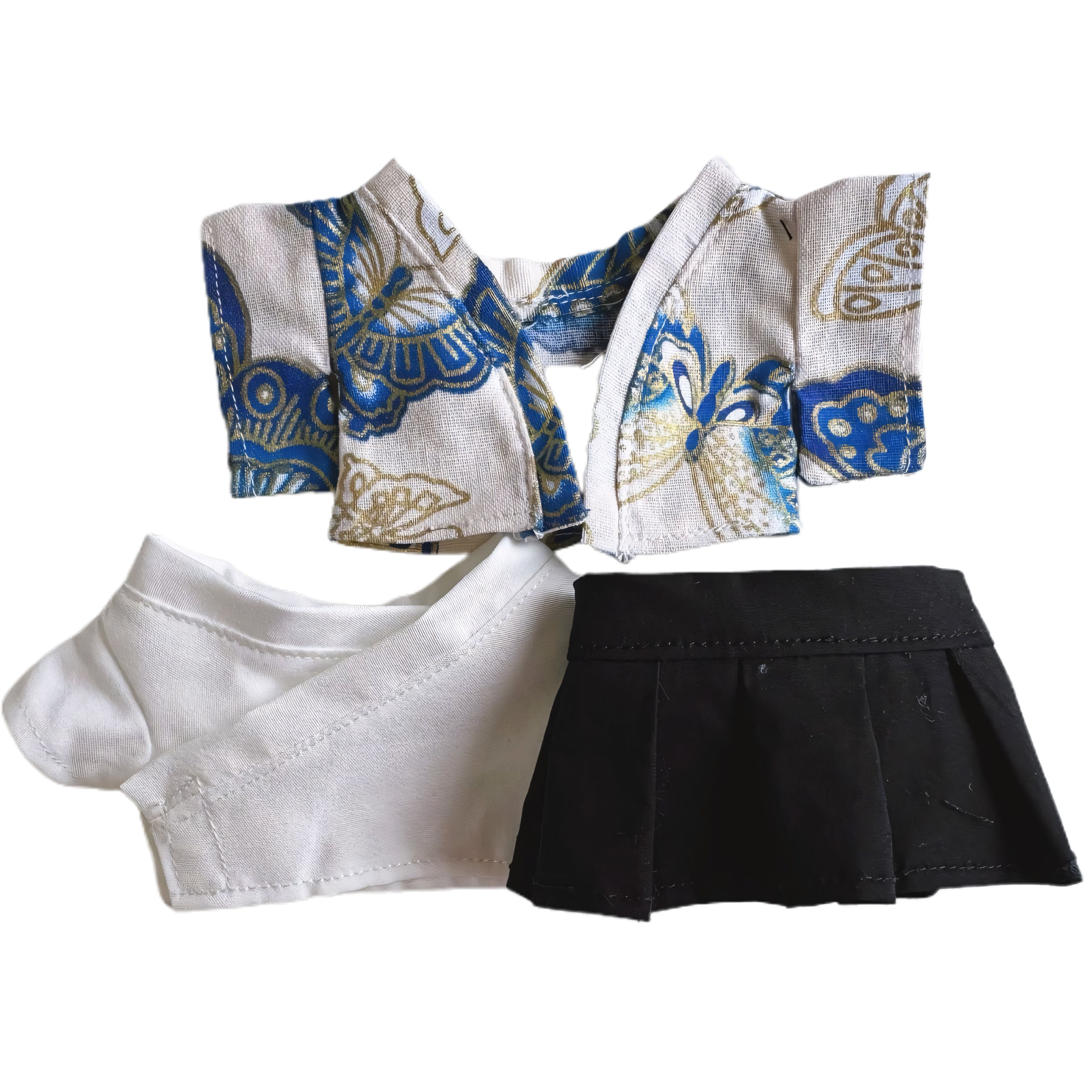 Labubu Doll Clothes Traditional Men’s Kimono Outfit