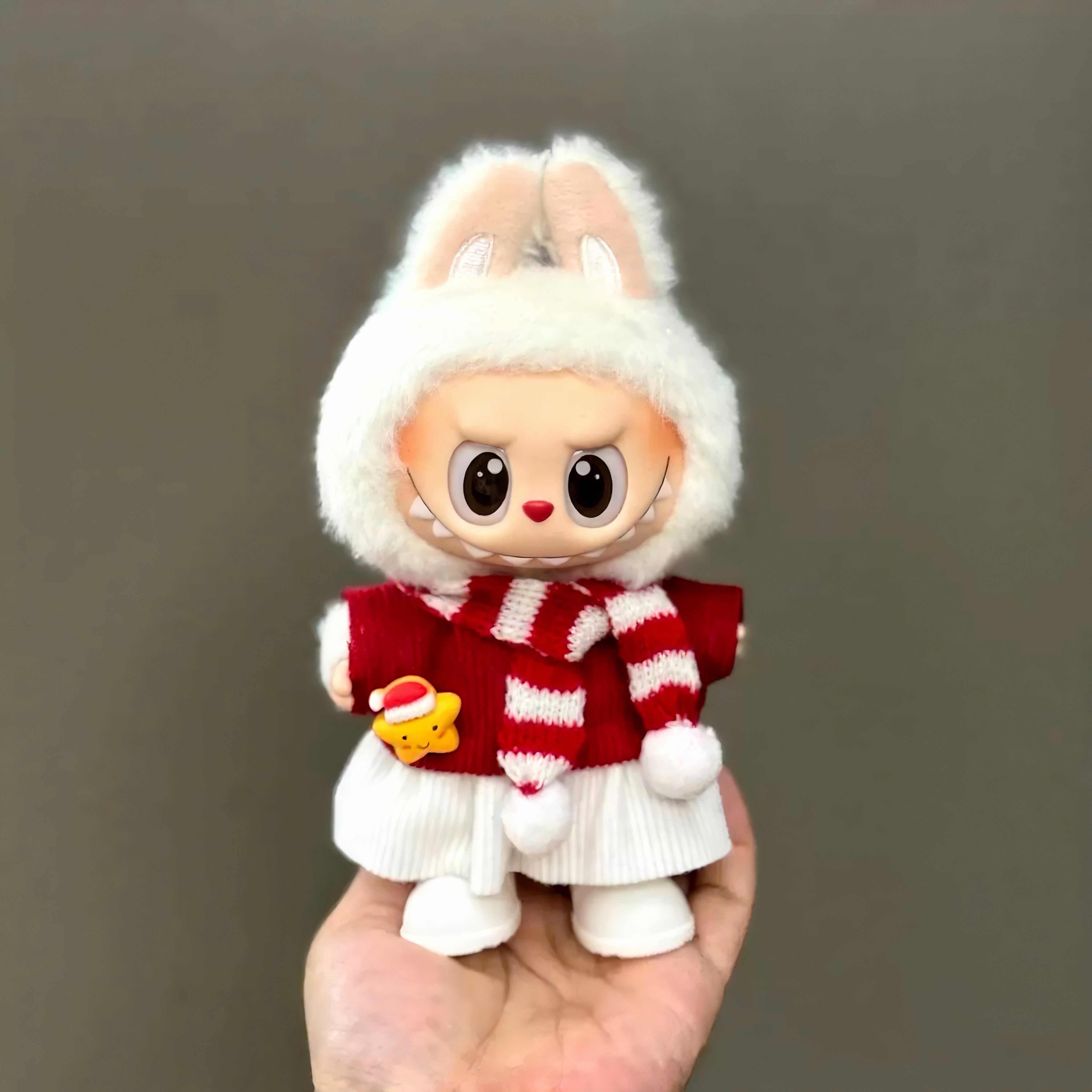 طقم كيمونو رجالي من لابوبو - نقشة طائر الكركي الأحمر