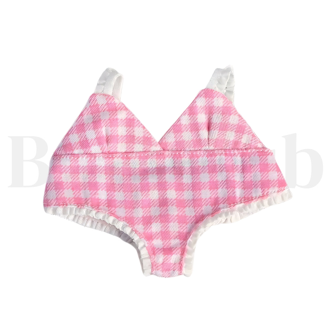 Labubu Doll Clothes Macaron Color Swimsuit Set Summer