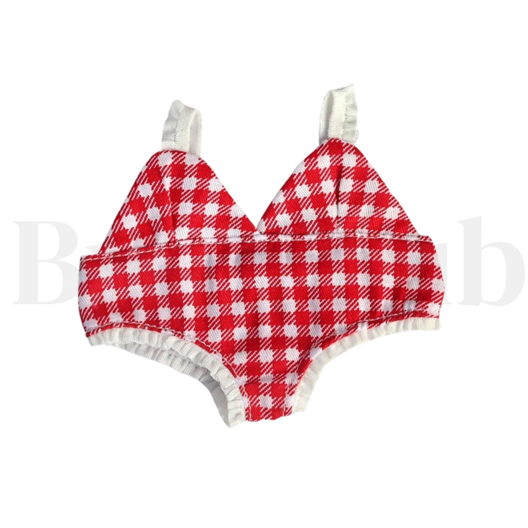 Labubu Doll Clothes Macaron Color Swimsuit Set Summer