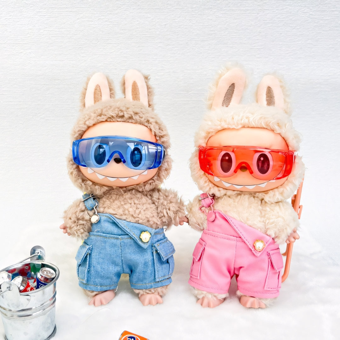 Labubu Eyewear Goggles Futuristic Shield Sunglasses