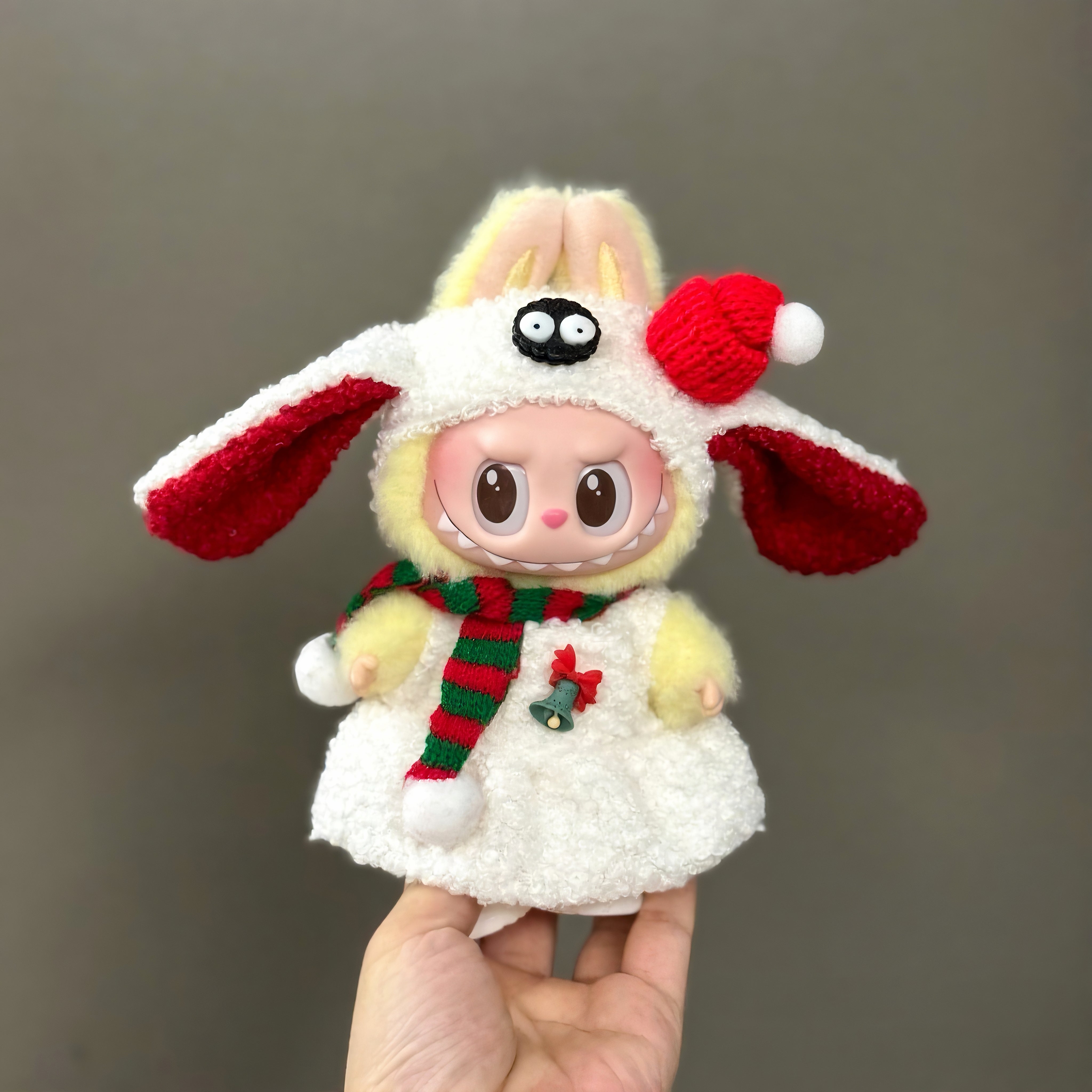 MUST-HAVE Labubu Christmas Costume Set | The Monsters Doll Accessories & Winter Outfit