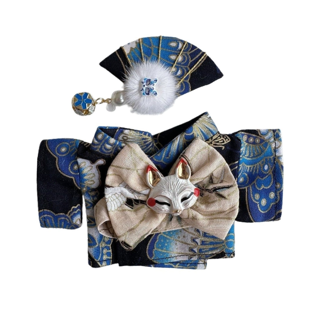 Labubu Doll Clothes Japanese Famale Kimono Outfit