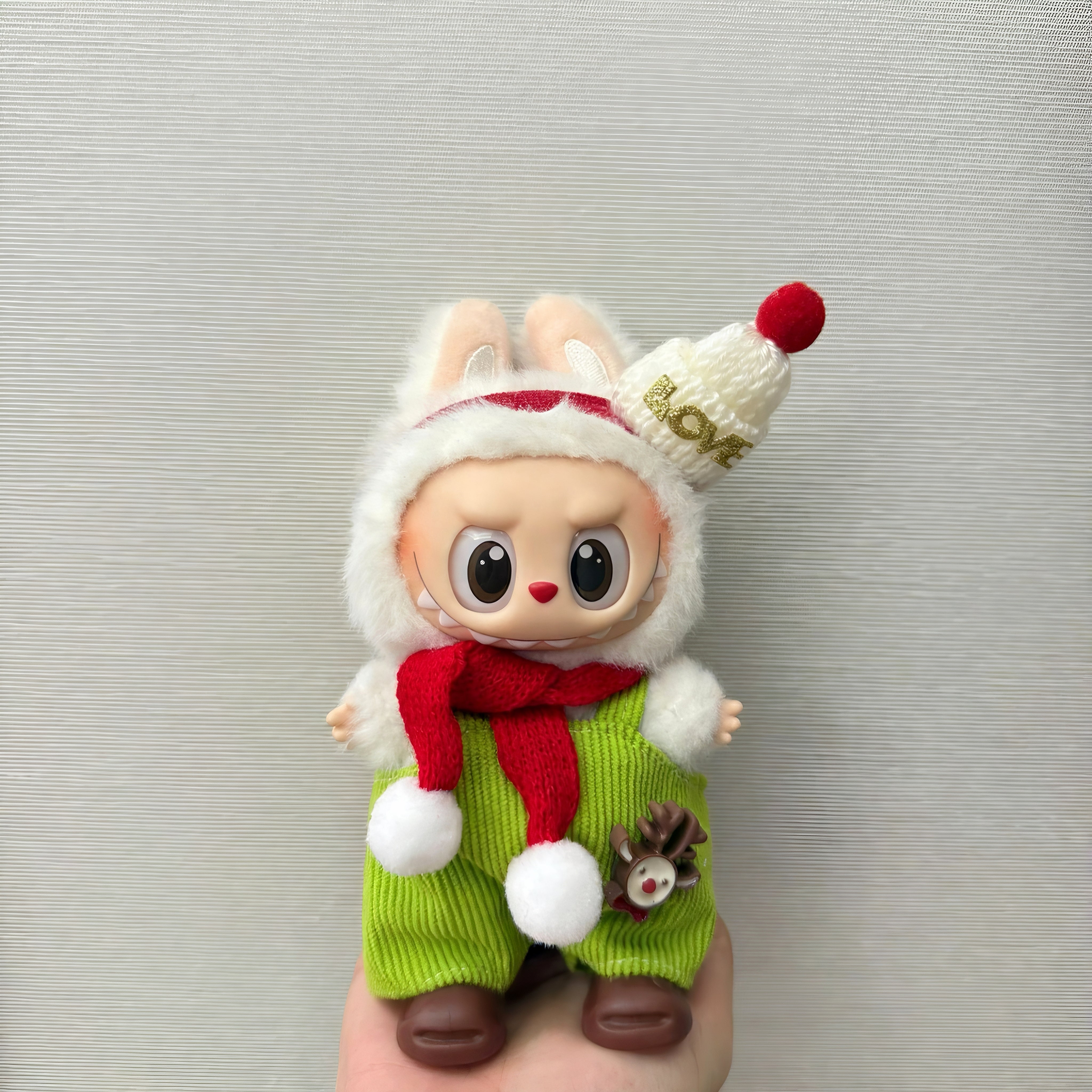 MUST-HAVE Labubu Christmas Costume Set | The Monsters Doll Accessories & Winter Outfit