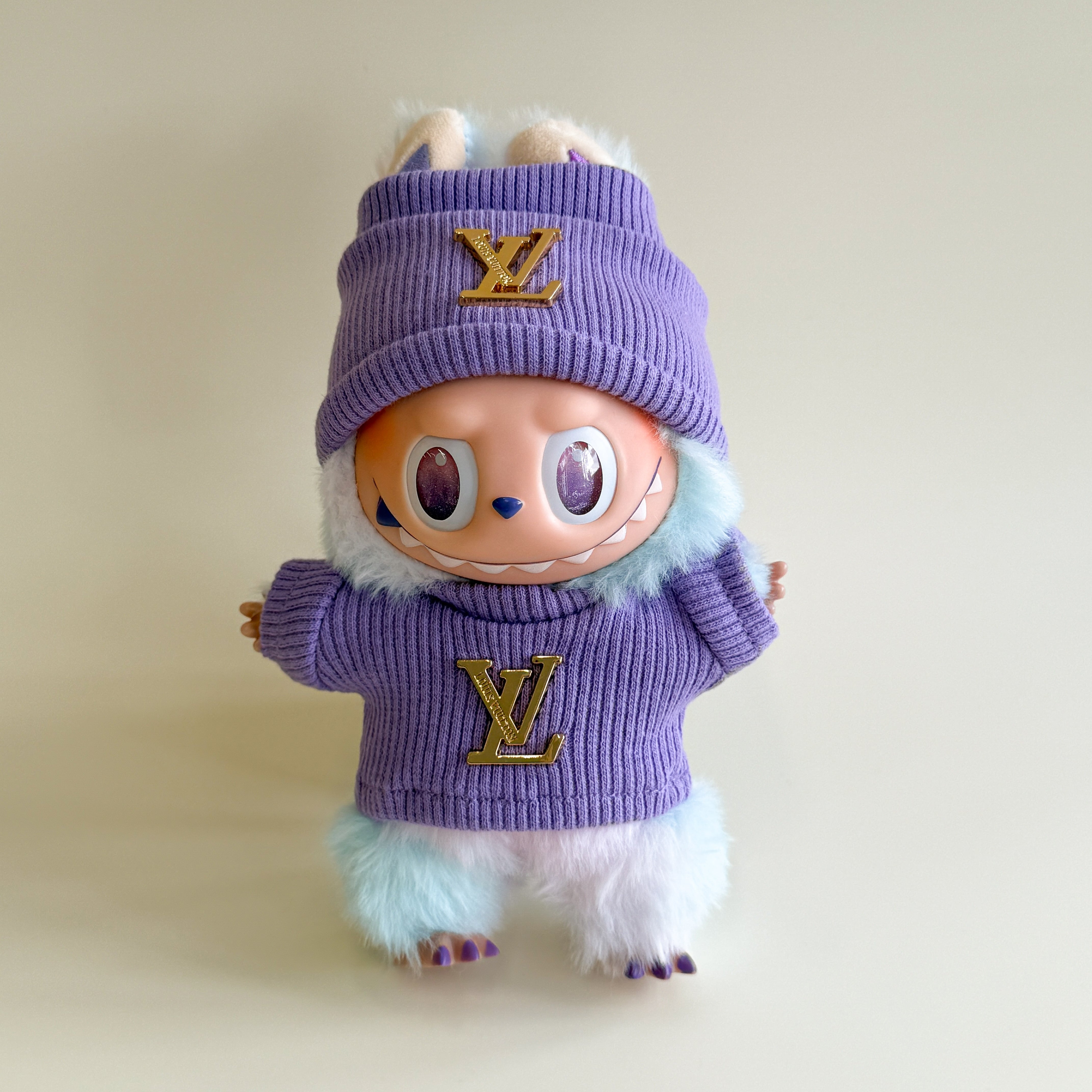 Labubu Luxury Knit Set - L.V. Inspired
