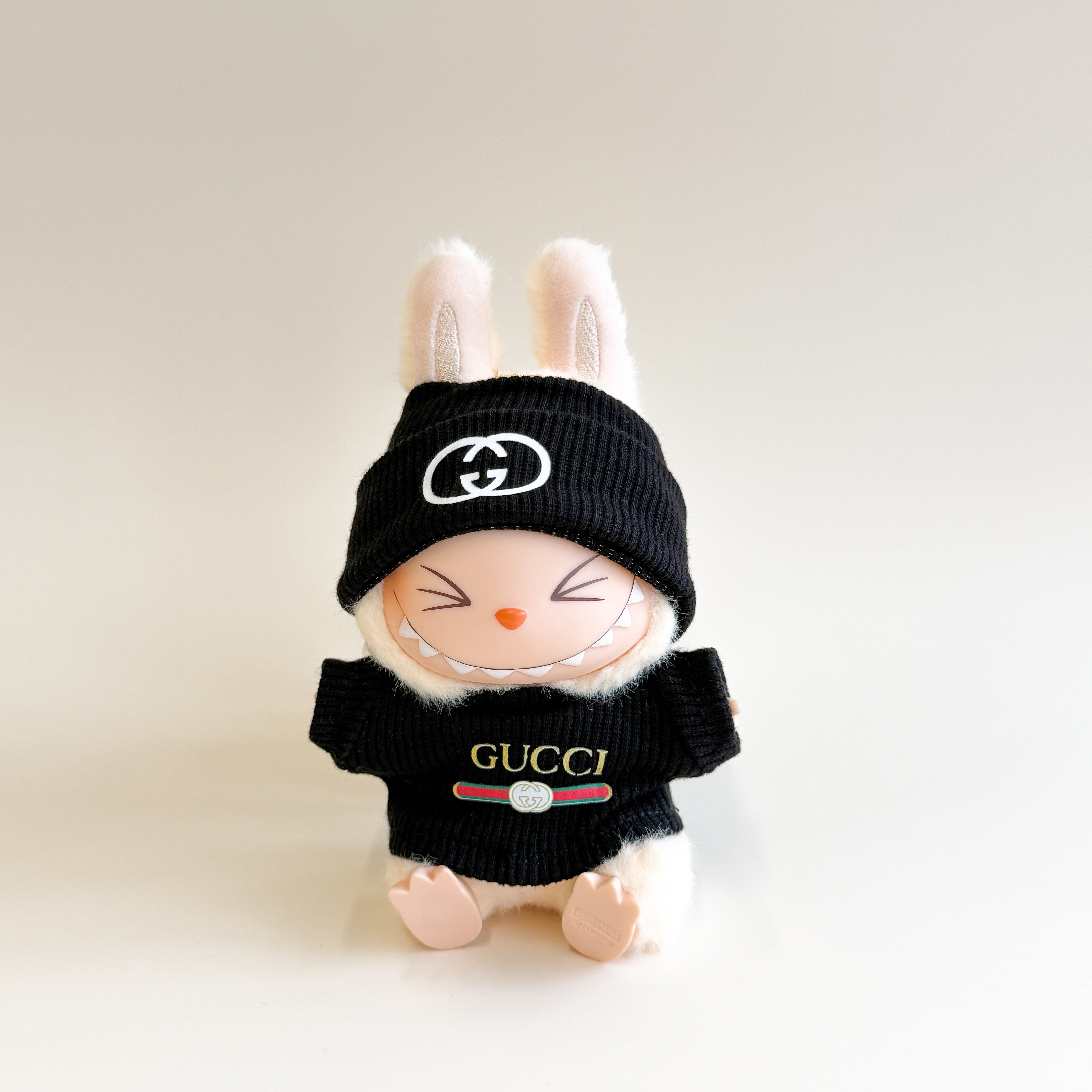 Labubu Luxury Ribbed Set - GG Inspired Double Logo