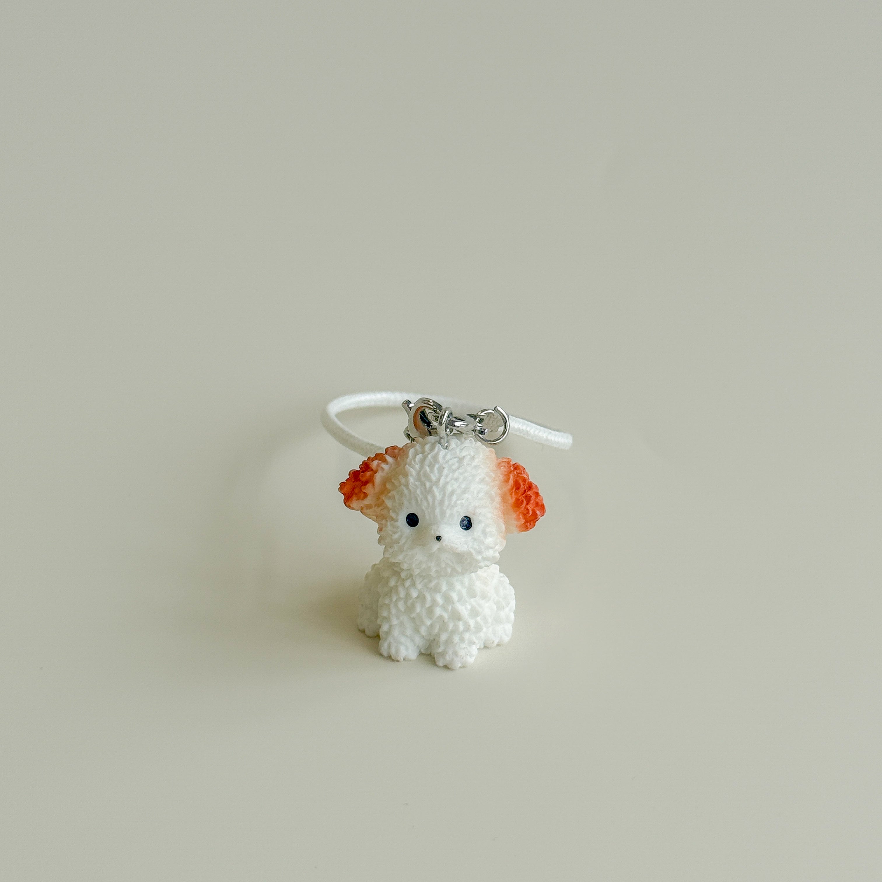 Labubu's Pet Puppy Companion - Cream White