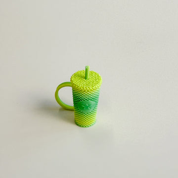 Labubu's Star. Coffee Cup - Multicolor Green