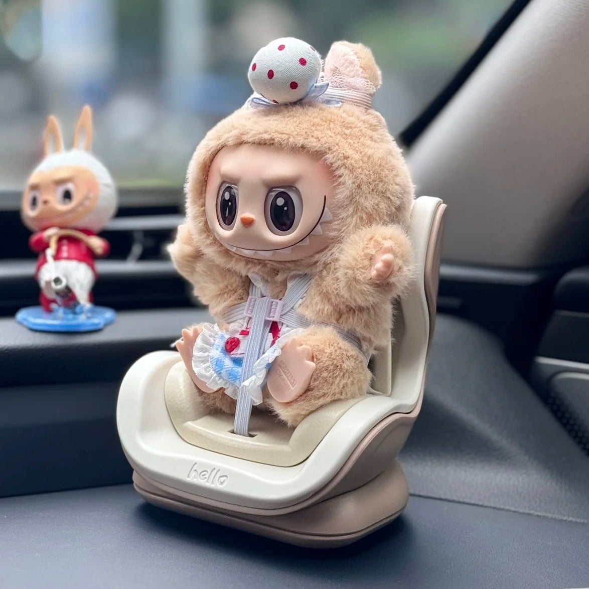 Labubu Safety Car Seat - Pastel Series (4 Colors)