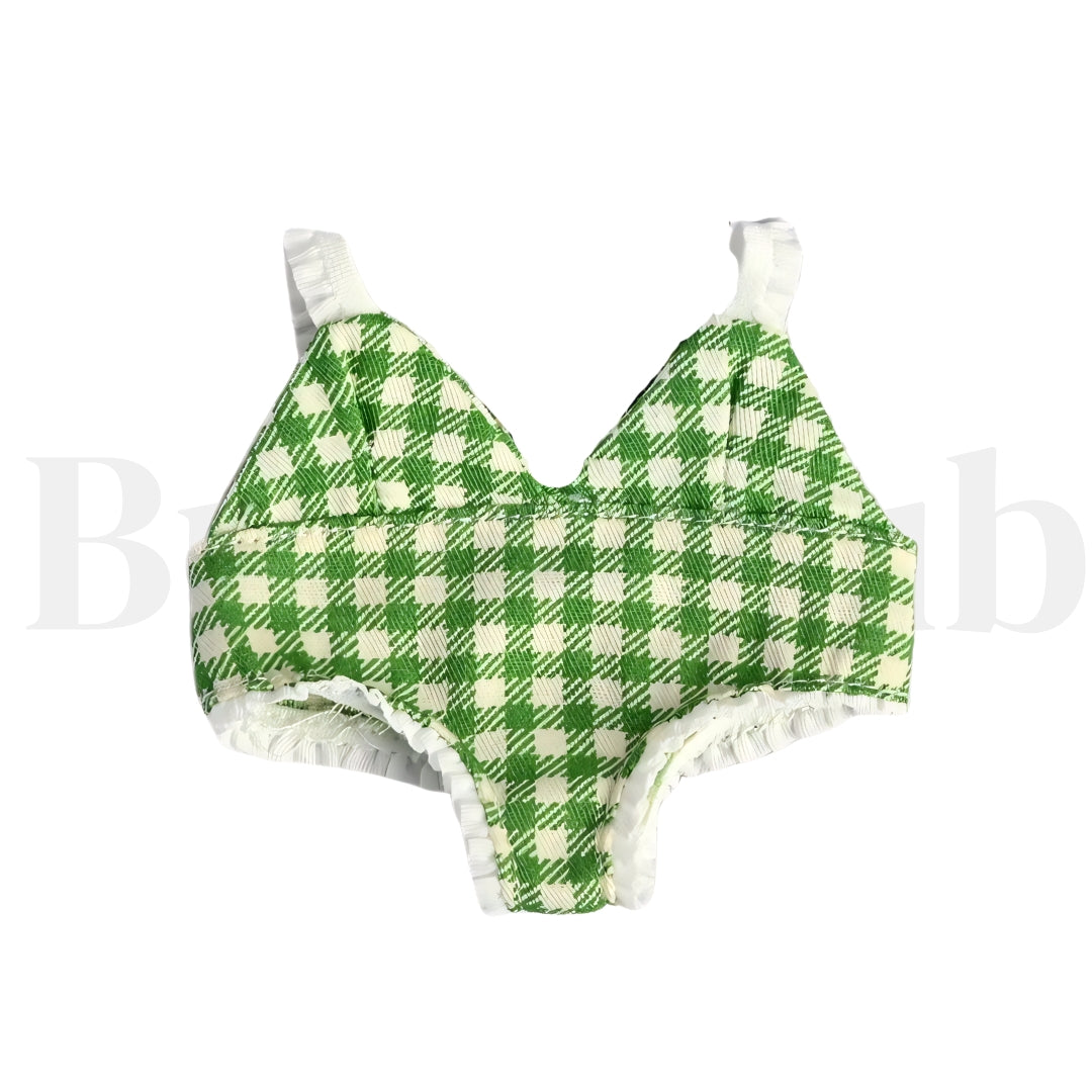 Labubu Doll Clothes Macaron Color Swimsuit Set Summer