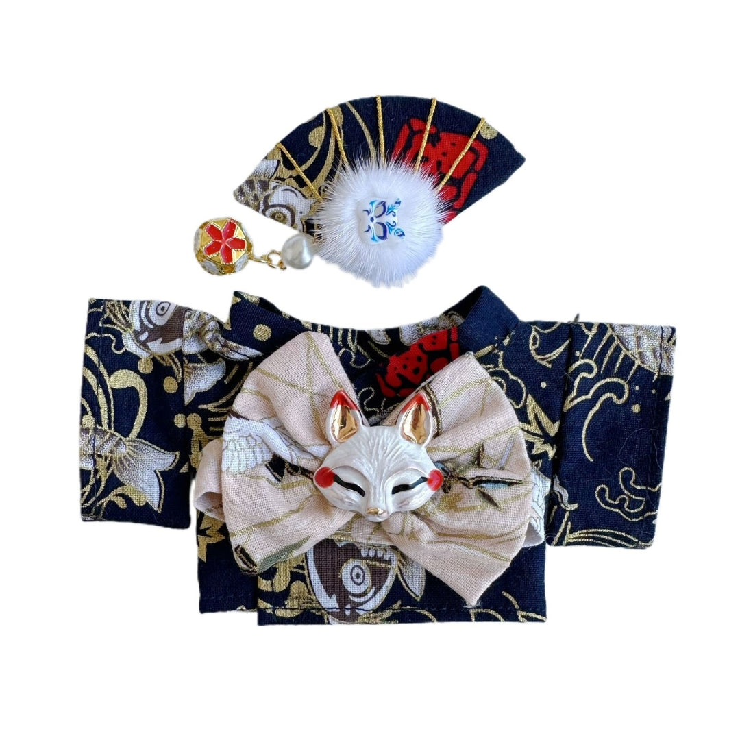 Labubu Doll Clothes Japanese Famale Kimono Outfit
