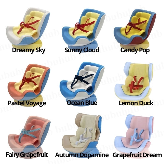 Premium Labubu Car Seat Car Chair Ornament Air Vent Decoration Color Clash Edition
