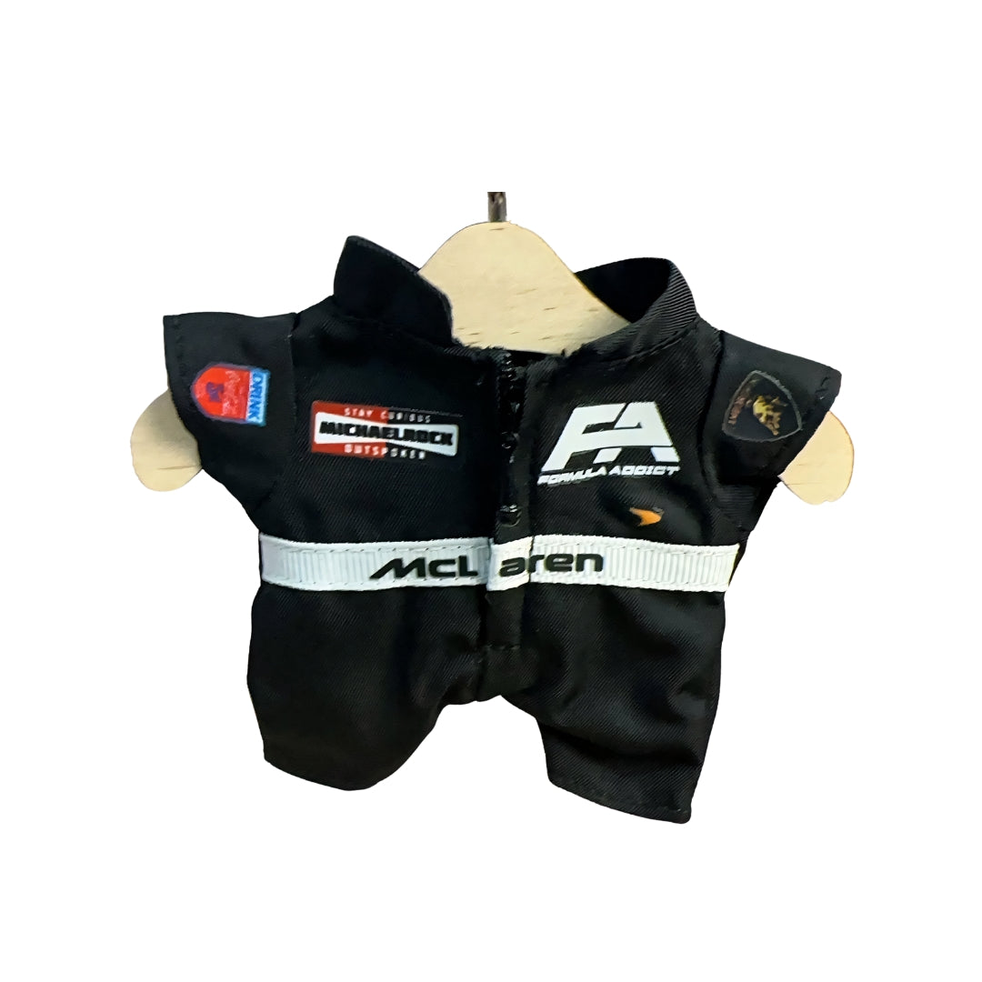 Labubu Doll Racing Suit Set Porsche Racing Uniform