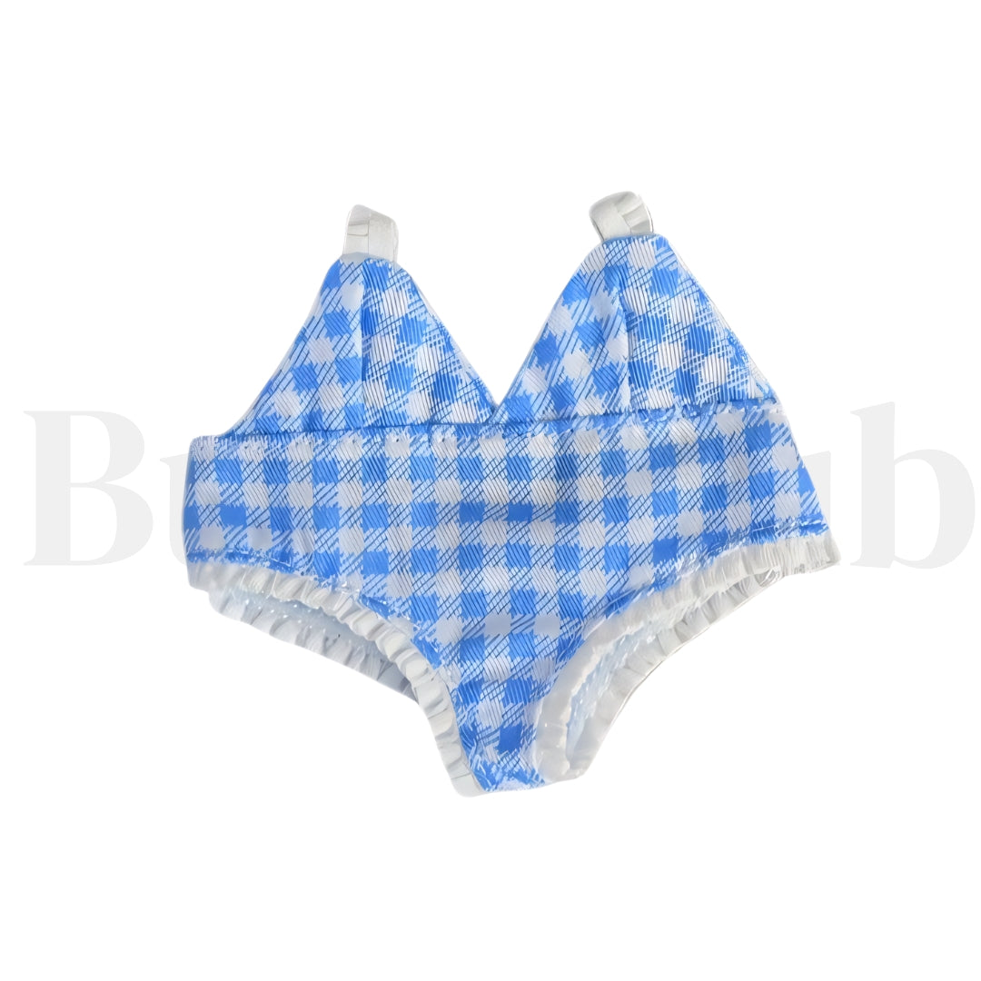 Labubu Doll Clothes Macaron Color Swimsuit Set Summer