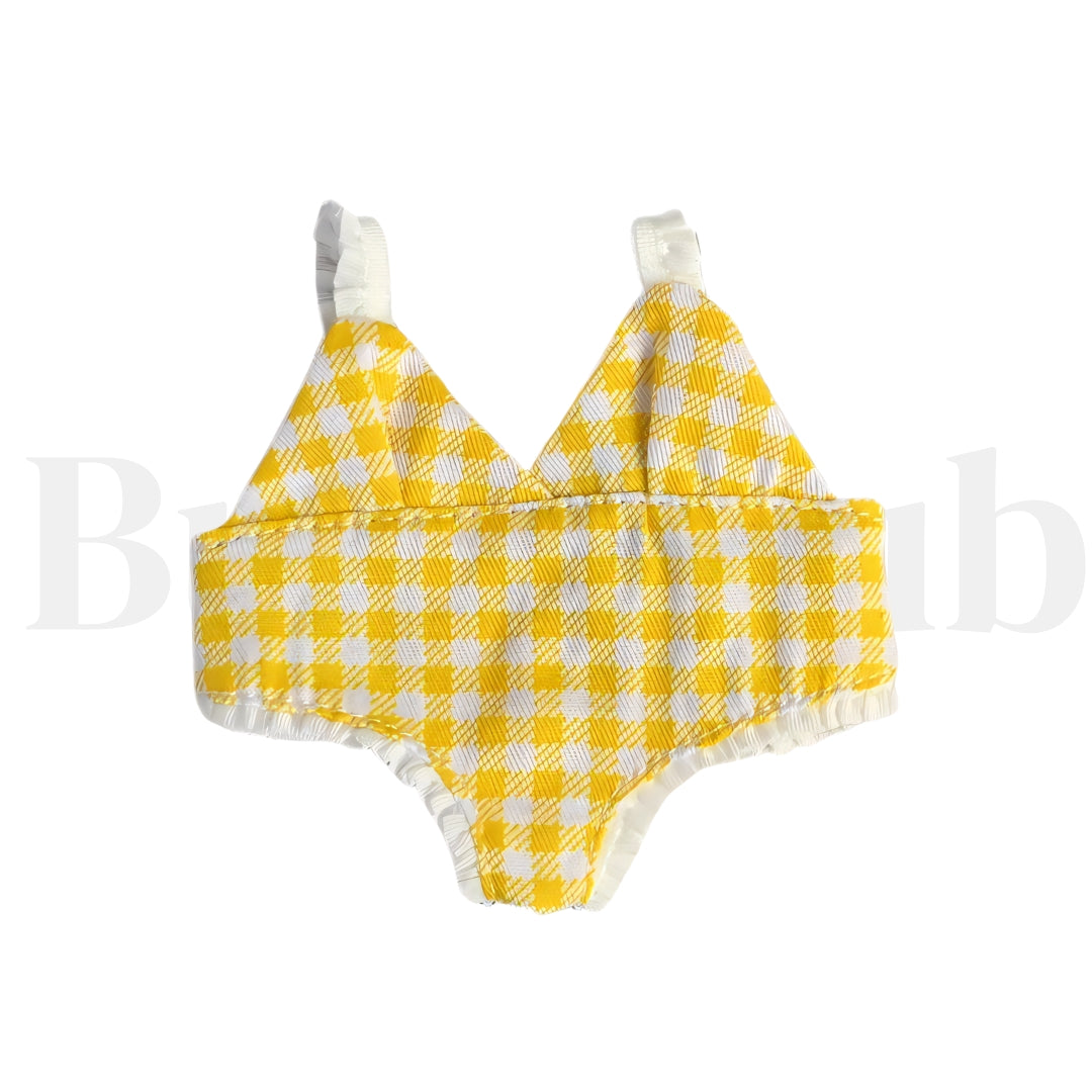 Labubu Doll Clothes Macaron Color Swimsuit Set Summer