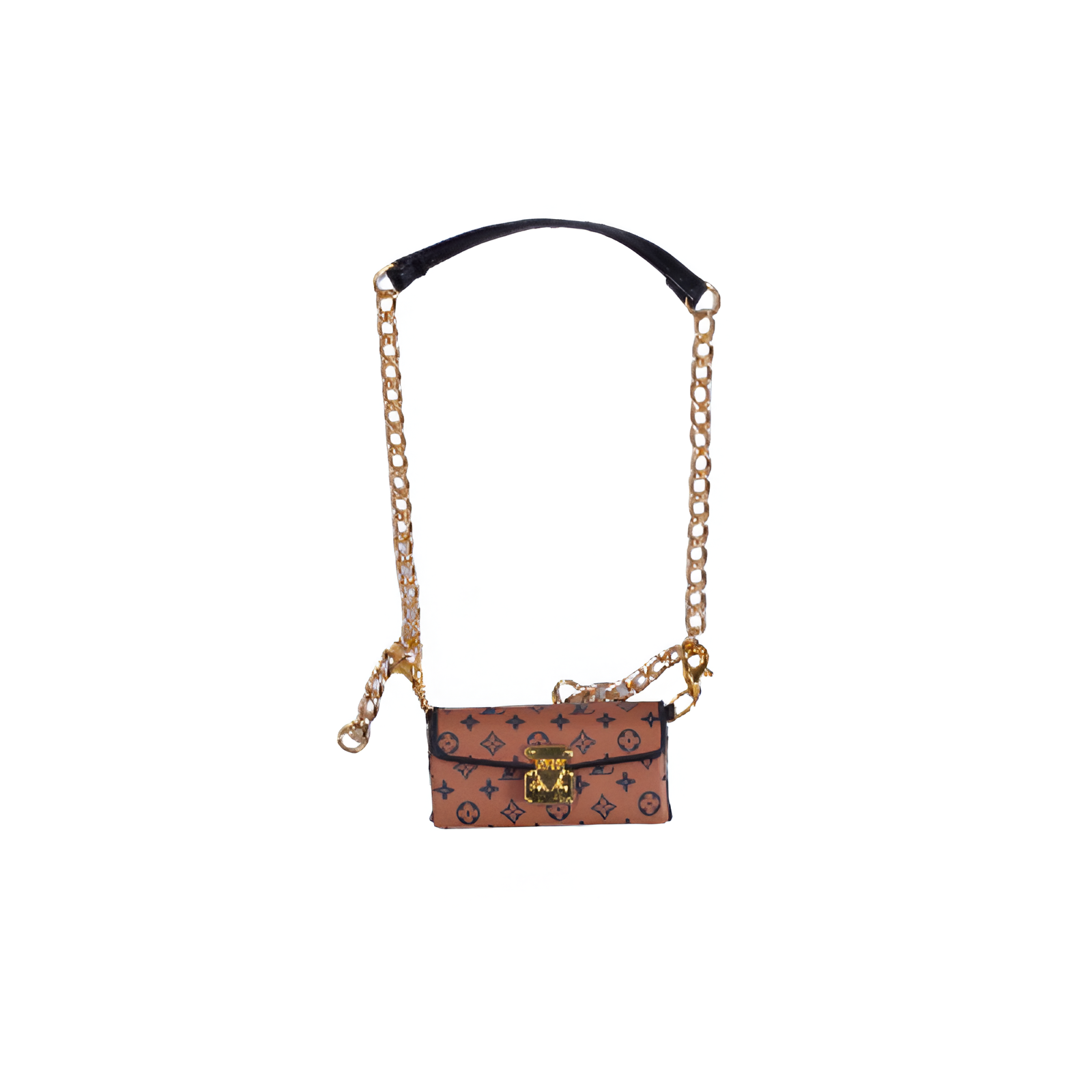 Labubu Miniature Monogram Trunk Clutch - L.V. Inspired