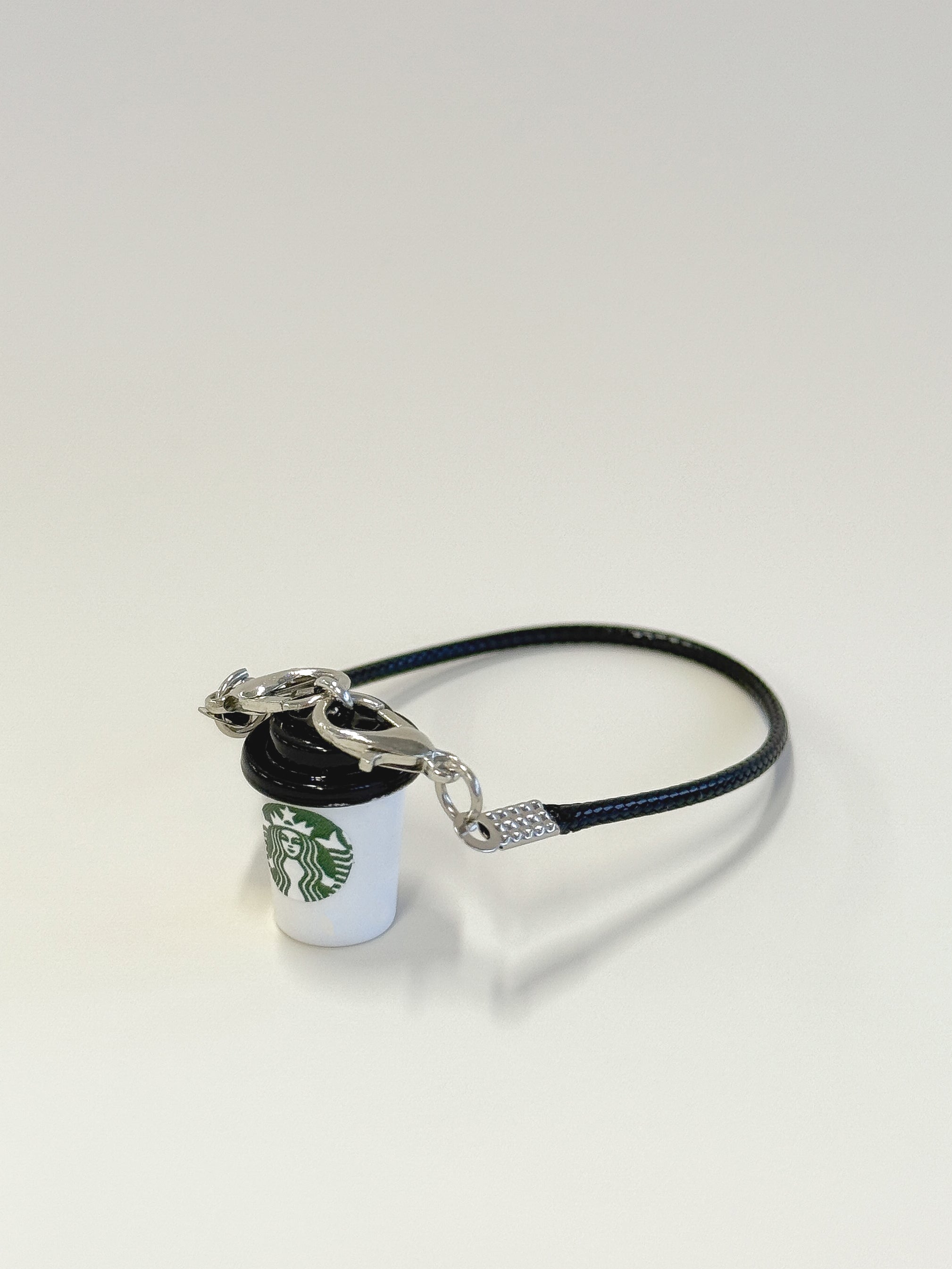 Labubu Star. Coffee Cup Charm - Modern White